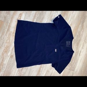 Figs TOP AND BOTTOM. Navy blue. Size small, hardly worn.